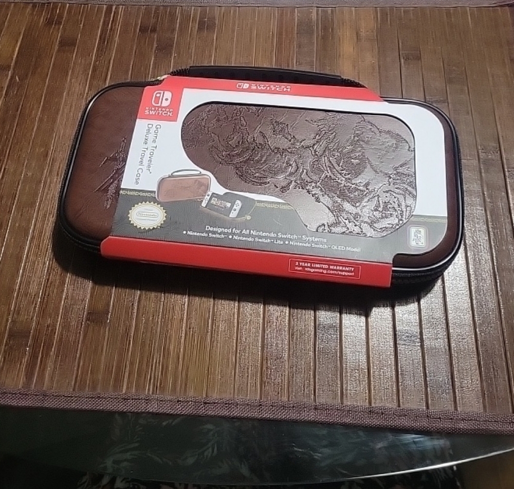 Nintendo Switch Deluxe Brown Carrying Case